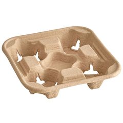 Disposable Cup Carry Trays Takeaway Carrier Cup Holders Cardboard