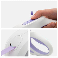 5M LED Retractable Dog Leash with RGB Light