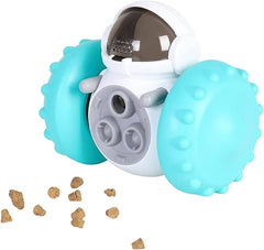 Interactive Treat Dispenser Toy for Fun Play Yellow