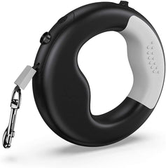 LED Retractable Dog Leash 3M - Black/White/Blue/Pink