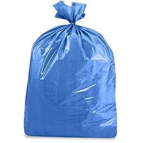 Biodegradable Garbage Bag, Size 85 x 110 cm, Color Blue, 25 Microns Azoss Trading