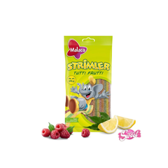 Malaco Strimler Tutti Frutti Sour Candy Strips