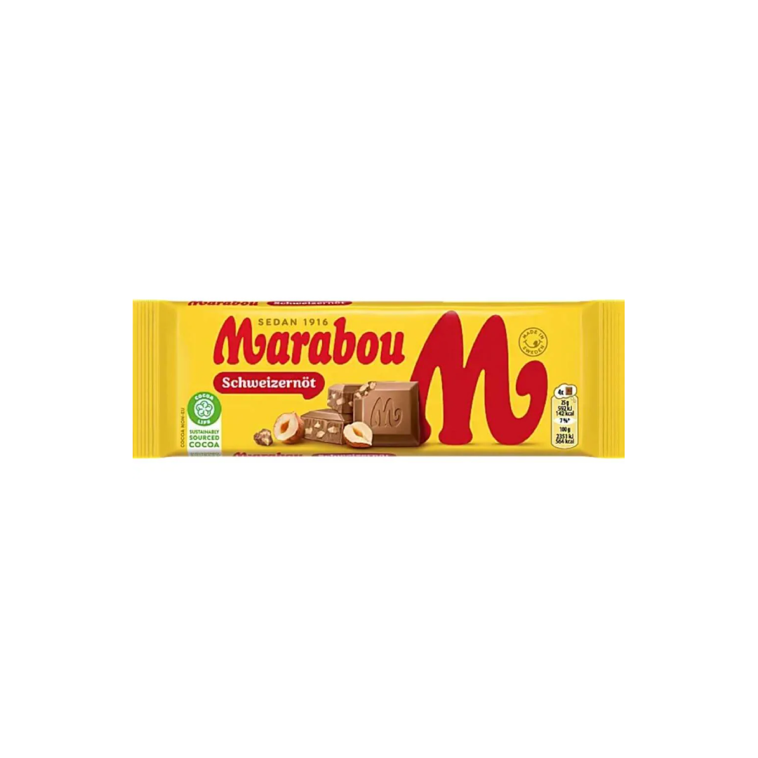 Marabou Swiss Nut Milk Chocolate Bar
