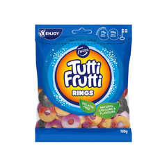 Tutti Frutti Rings Gummy Candy