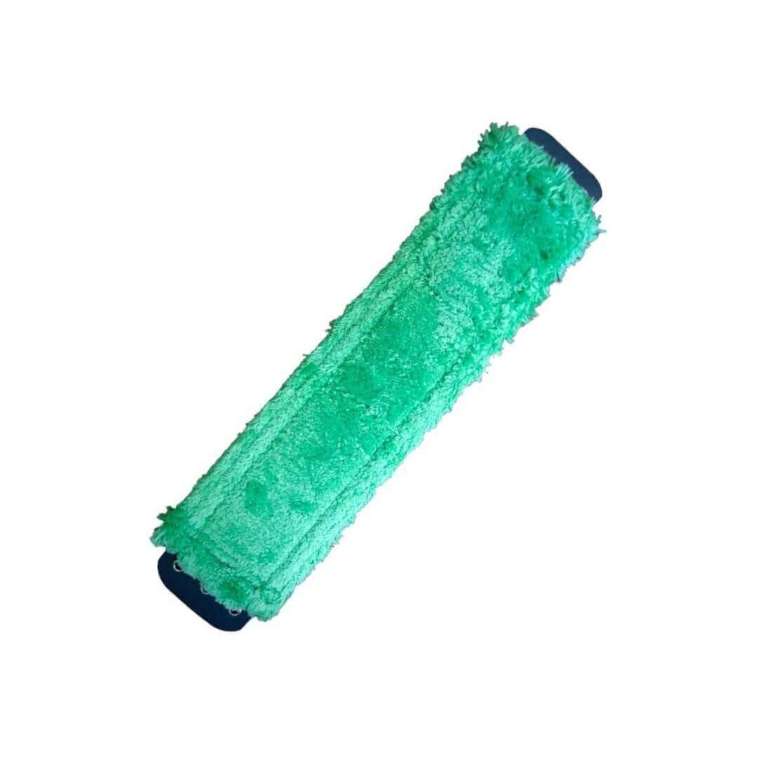 Heavy-duty 15 mm pile microfiber for stone and tile floors with grout lines, Features aggressive cleaning edges that clean with less water, less effort - green