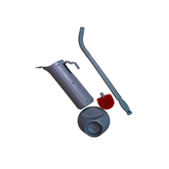 Complete system contains ergonomic toilet swab for professional cleaning, featuring a 26″ handle for increased worker safety and a swab head designed for even distribution of cleaning products