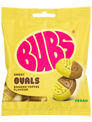 BUBS Sweet Ovals Banana Toffee Candy 155g