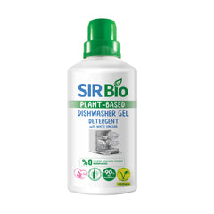 SIR BIO Vegan Dishwasher Gel Detergent 1000ml - Eco Sparkle Clean