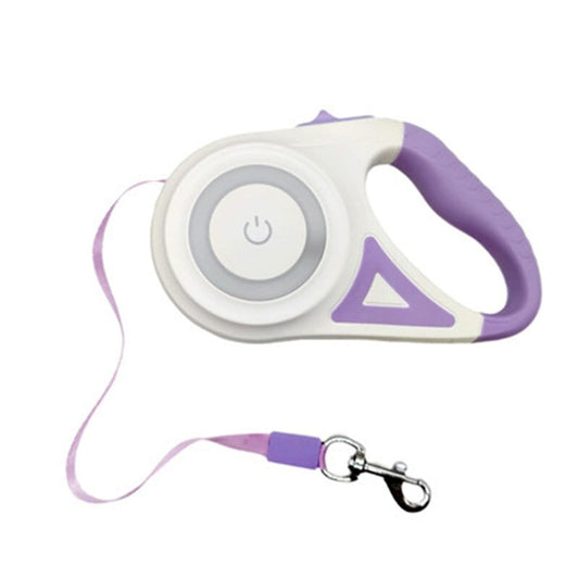 5M LED Retractable Dog Leash with RGB Light