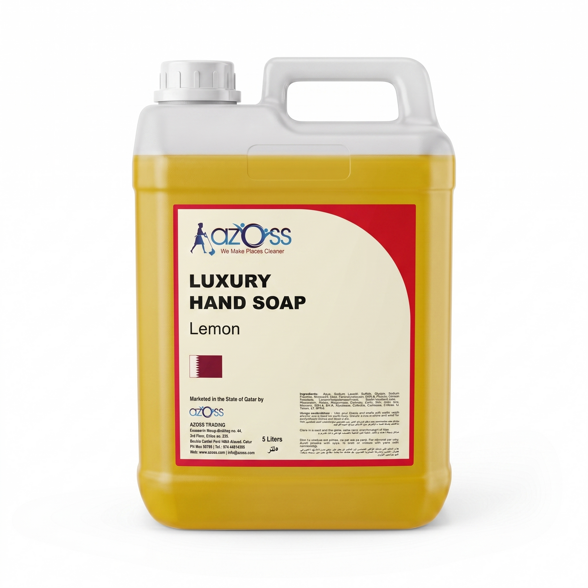 Azoss Luxury Lemon Hand Soap Hygiene with Elegance
