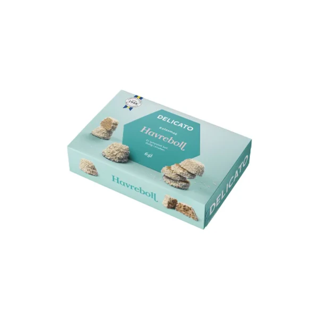 Delicato Havreboll Swedish Oat & Coconut Balls, 6pcs (240g)