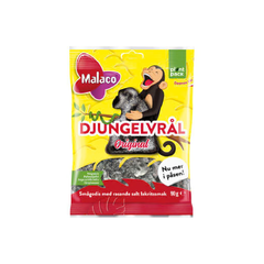 Malaco Super Salty Licorice Candy – 90g Bag
