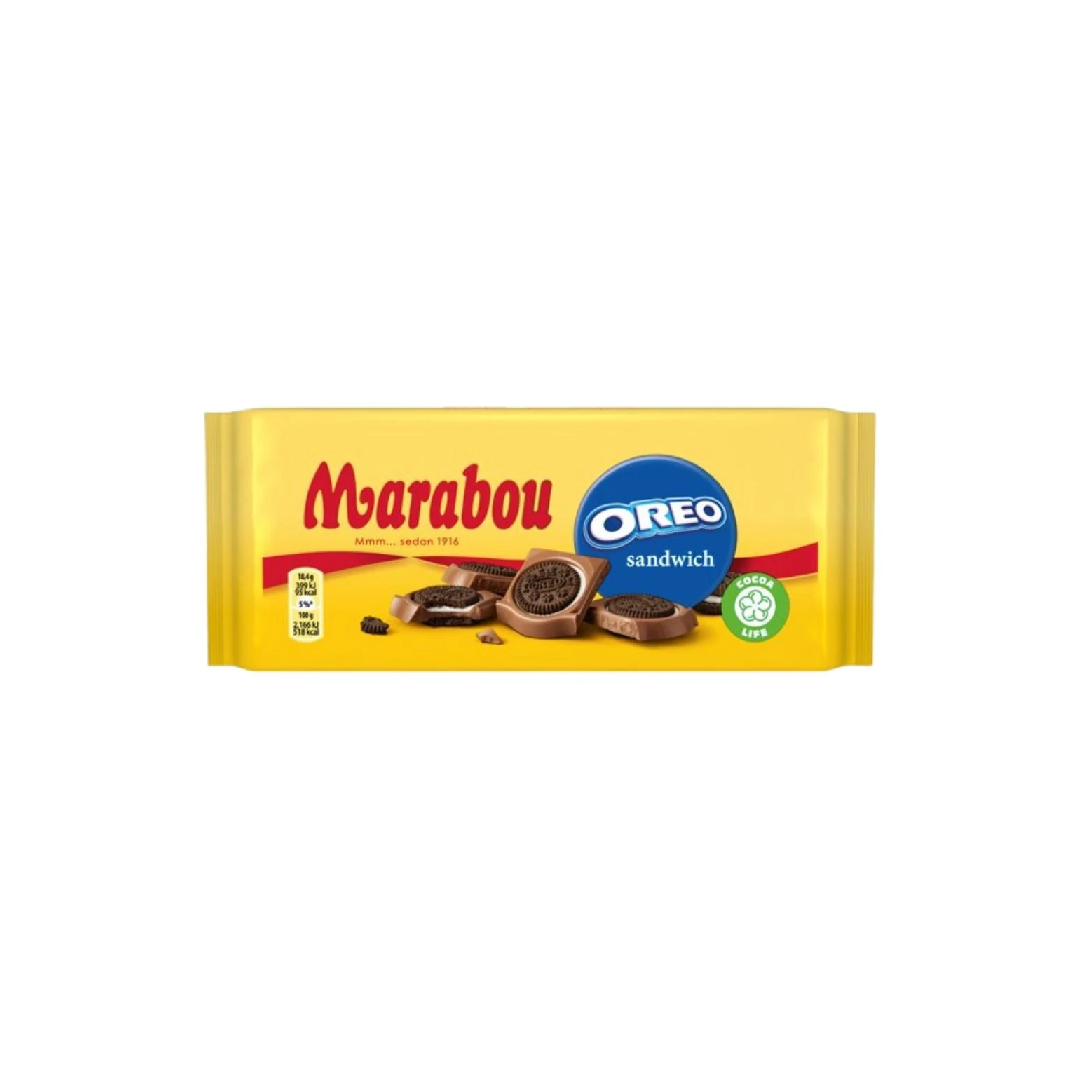 Marabou Oreo Sandwich Milk Chocolate Bar – 92g