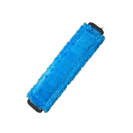 Heavy duty microfiber flat floor mop, Blue for severe contamination and rough floors. Ensure your patrons and employees are in an exceptionally clean environment with the blue UNGER MM40B SmartColor wet/dry 15.0 mop pad able to reduce bacteria up to 96%. 