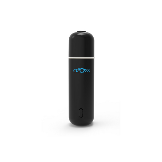 Azoss Smart Car Scent Diffuser Rechargeable Air Freshener with Sensor, Black