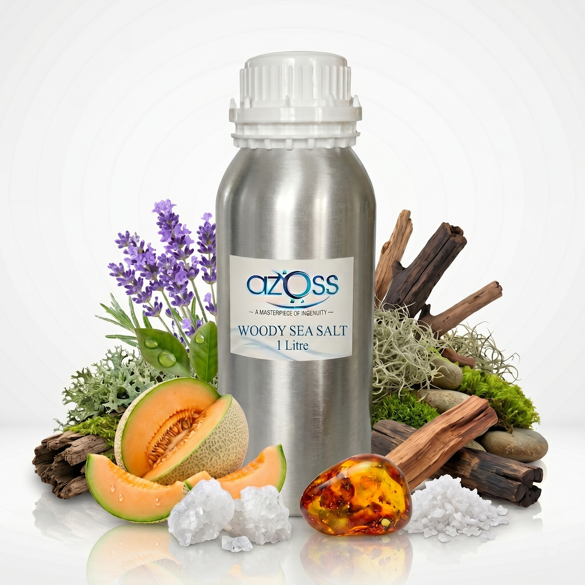 WOODY SEA SALT Melon Amber Wood Essential Oil | 1L