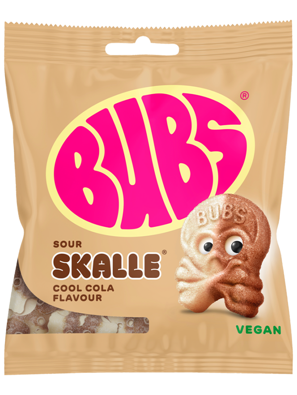 BUBS Sour Skalle Cool Cola 155g