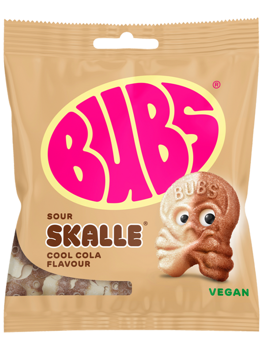 BUBS Sour Skalle Cool Cola 155g