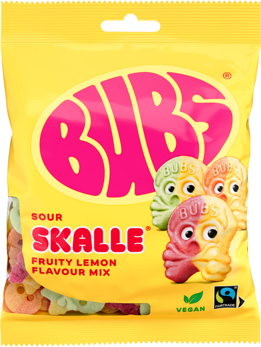 BUBS Sour Skulls Fruity Lemon Mix 90g
