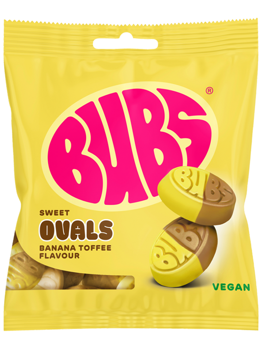 BUBS Sweet Ovals Banana Toffee Candy 155g
