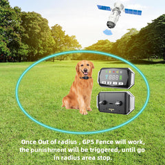 GF01 outdoor circular GPS fence illustration