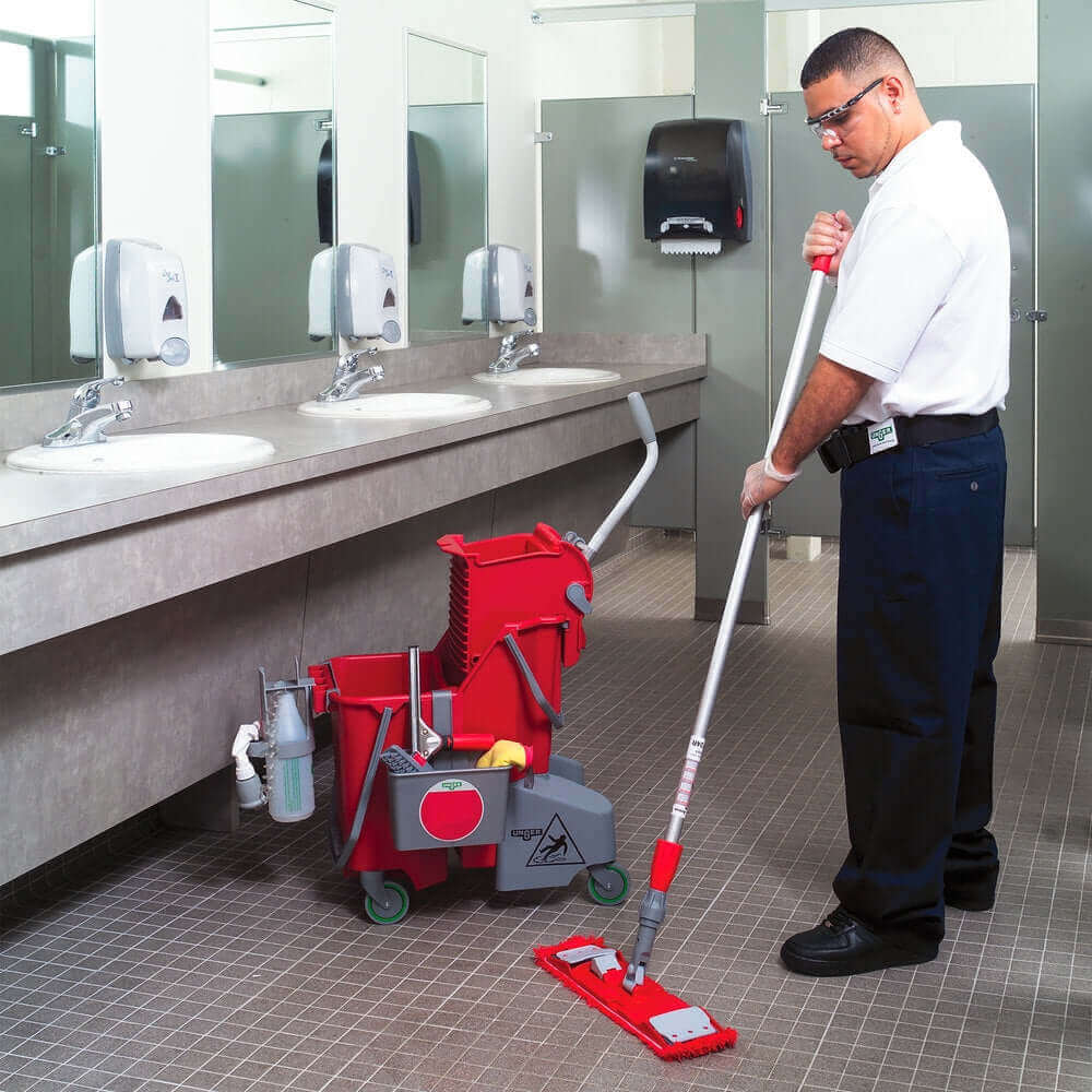 UNGER | COMBR 30 Liters Red Mop Bucket with Wringer